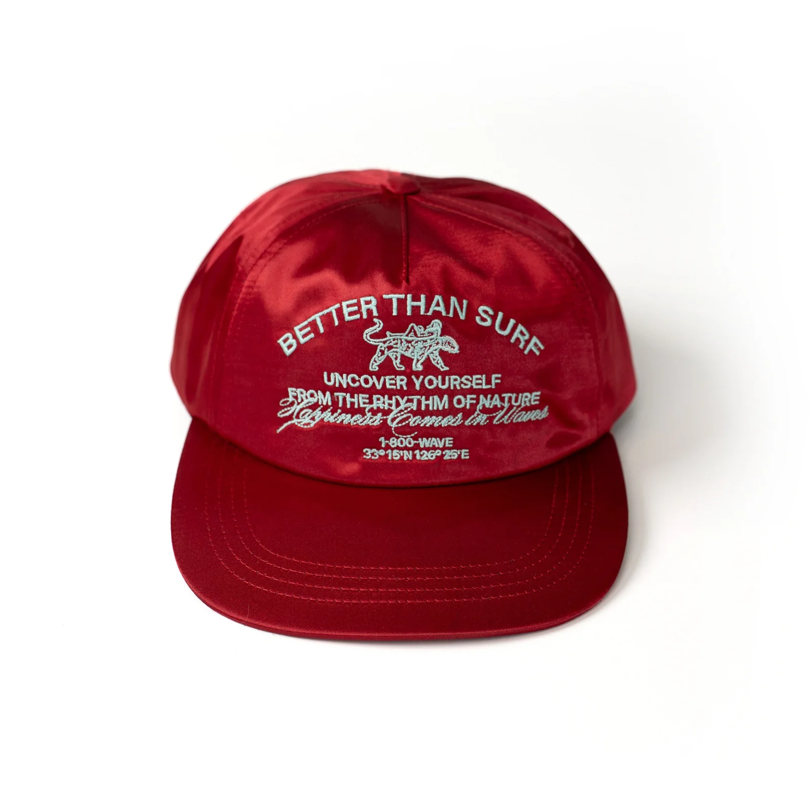 EUPHORIA SATIN CAP - RED