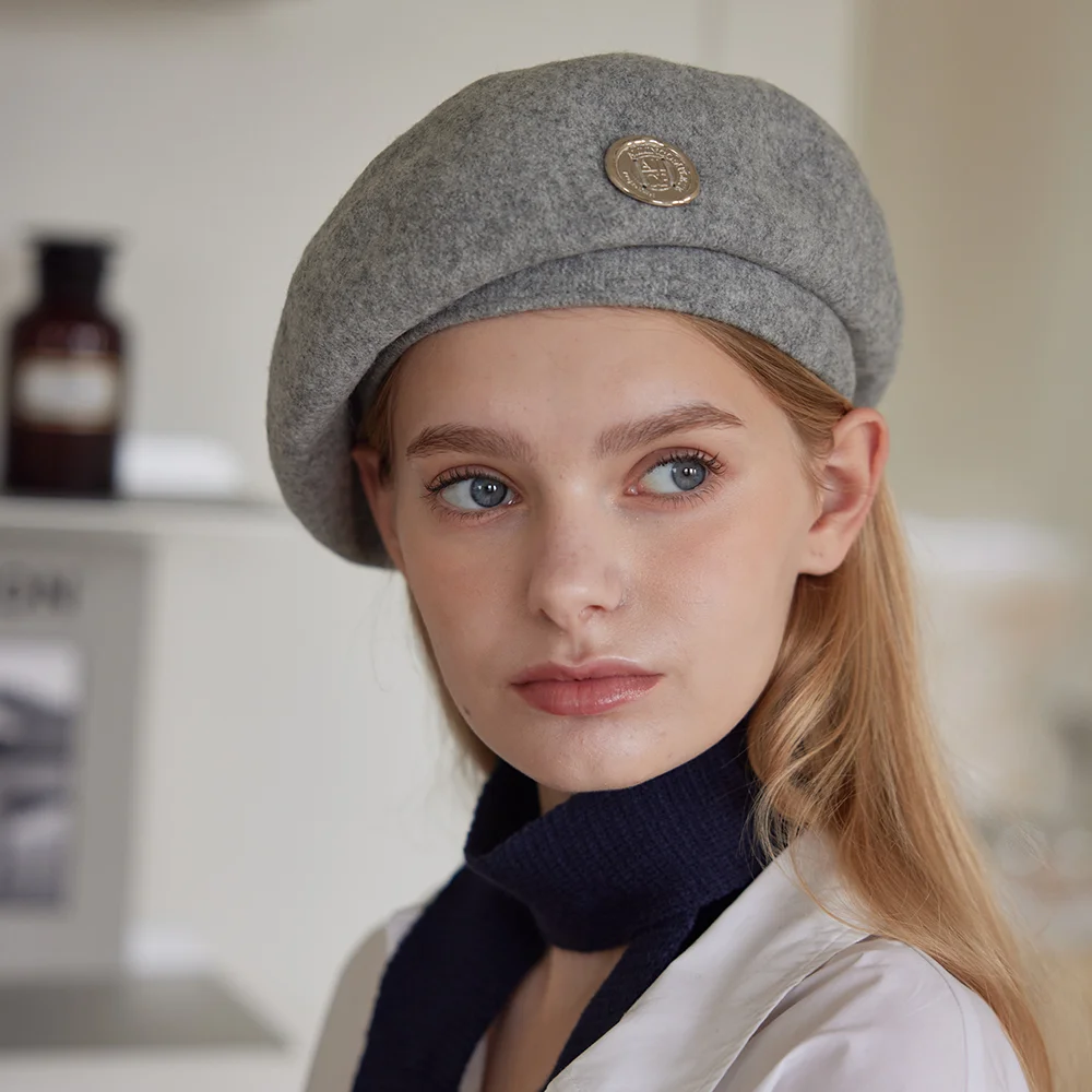 Seal Stamp Beret (4 Colors)