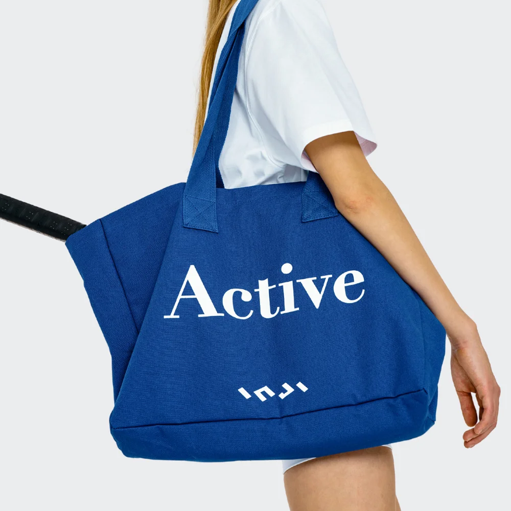 INJIACTIVE TOTE BAG 藍色