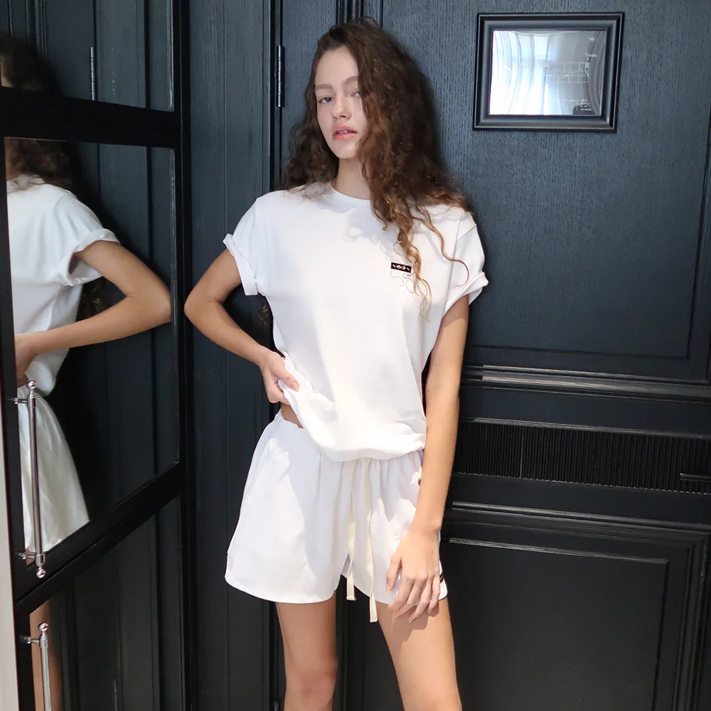 Small Logo Summer Shorts 白色