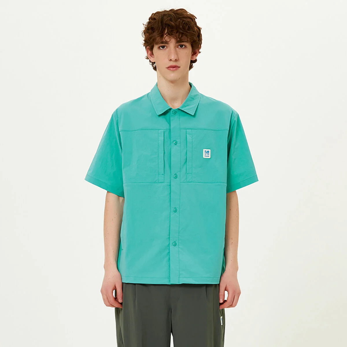 微風 短袖 襯衫 MINT GREEN