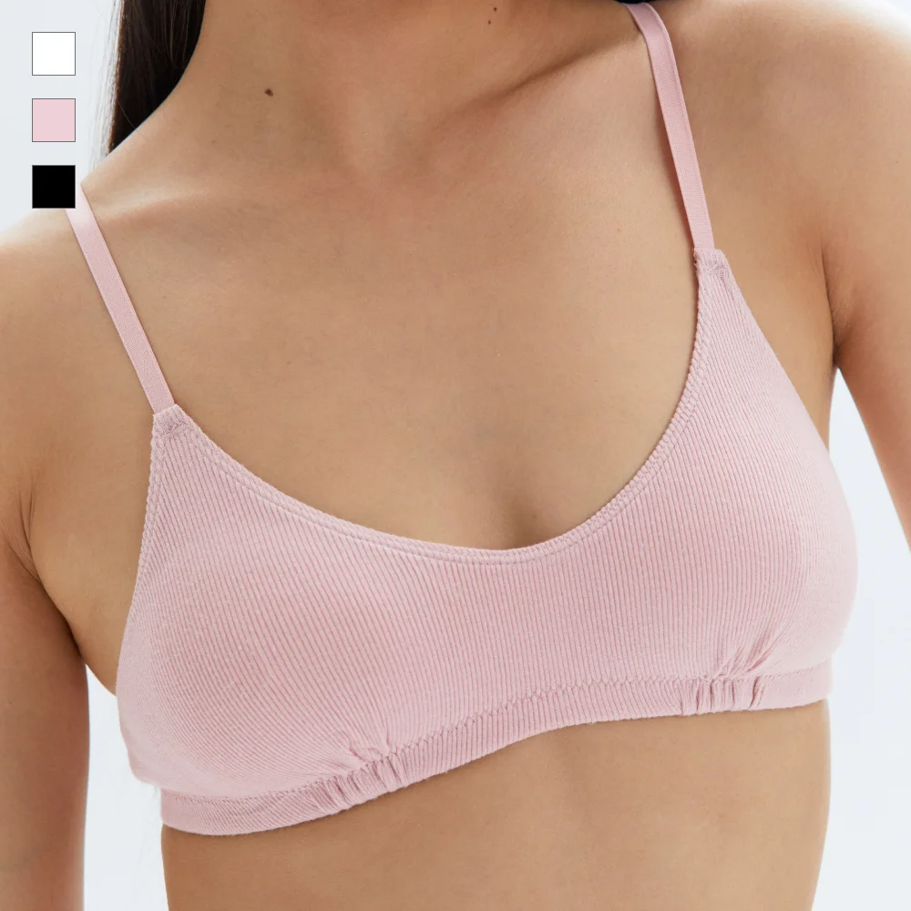 純 加大 Bralette (3色)