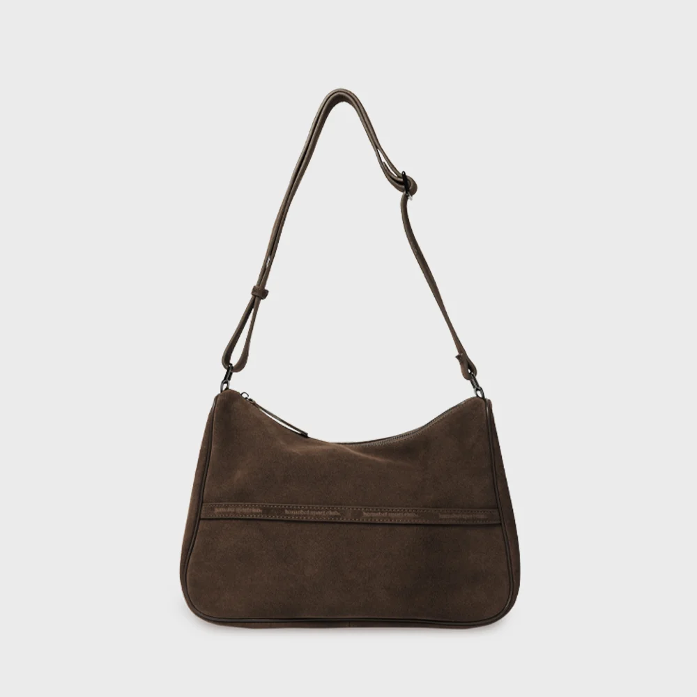 outbag cross suede (Outbag Cross 麂皮) - 深啡色