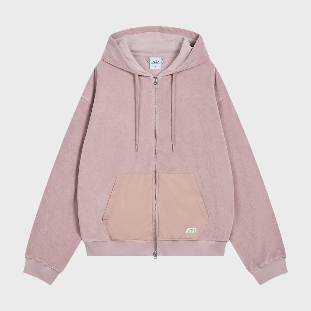 TERRY HOOD JUMPER-PINK