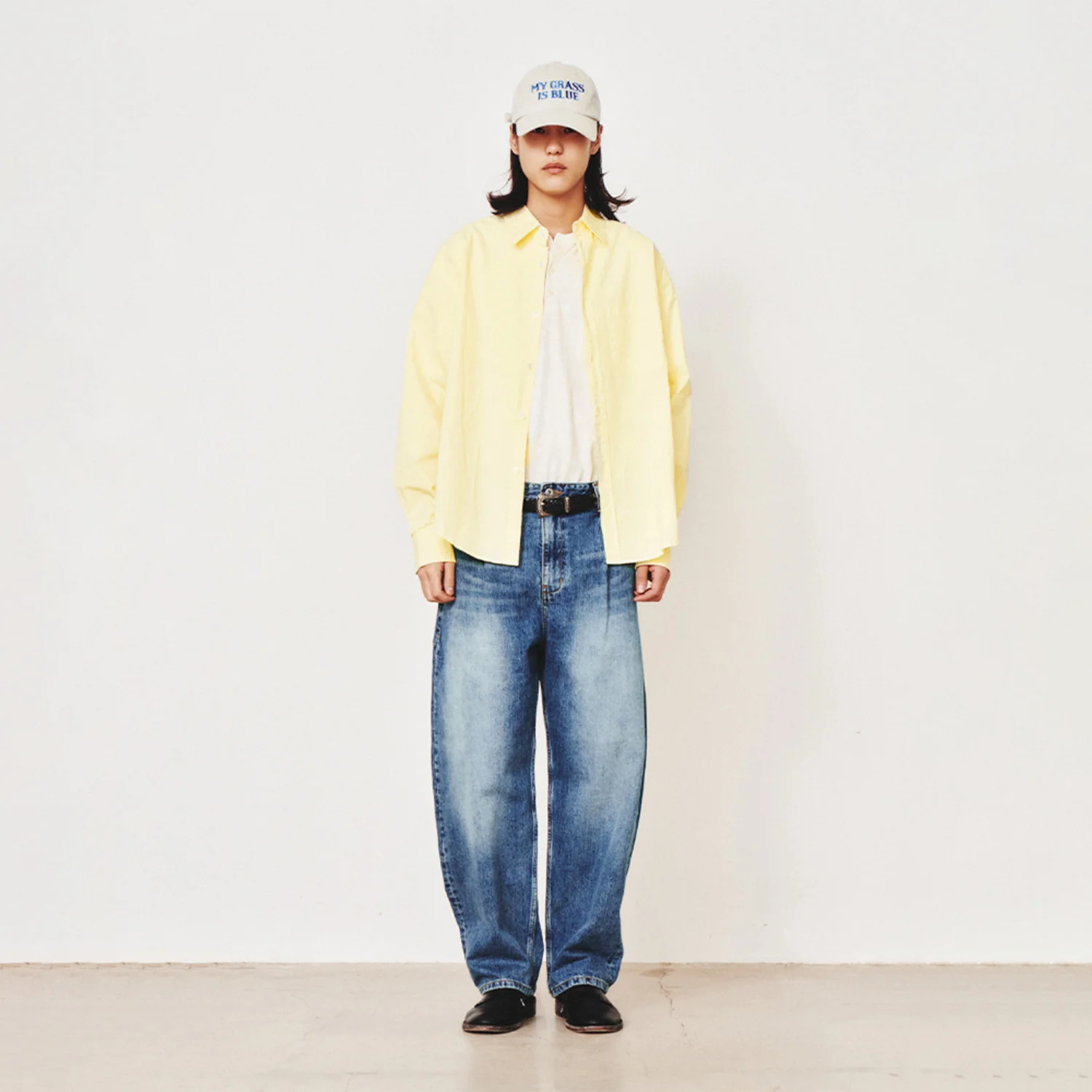 Saint Garment-dyed Shirt_ Liberty Yellow