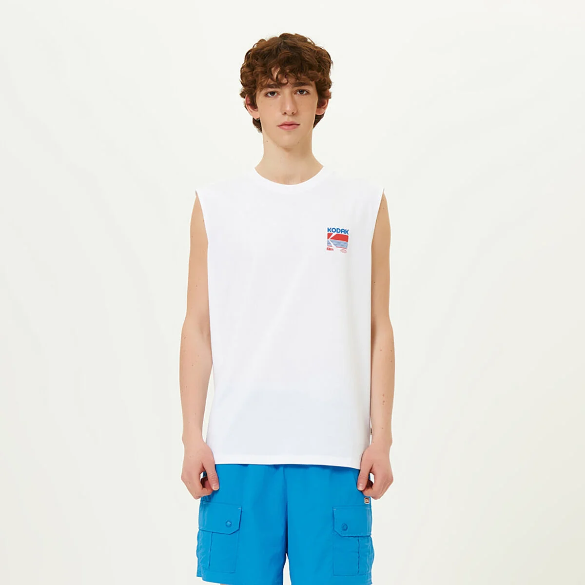Breeze Pop 圖案 Aerocool 無袖 WHITE