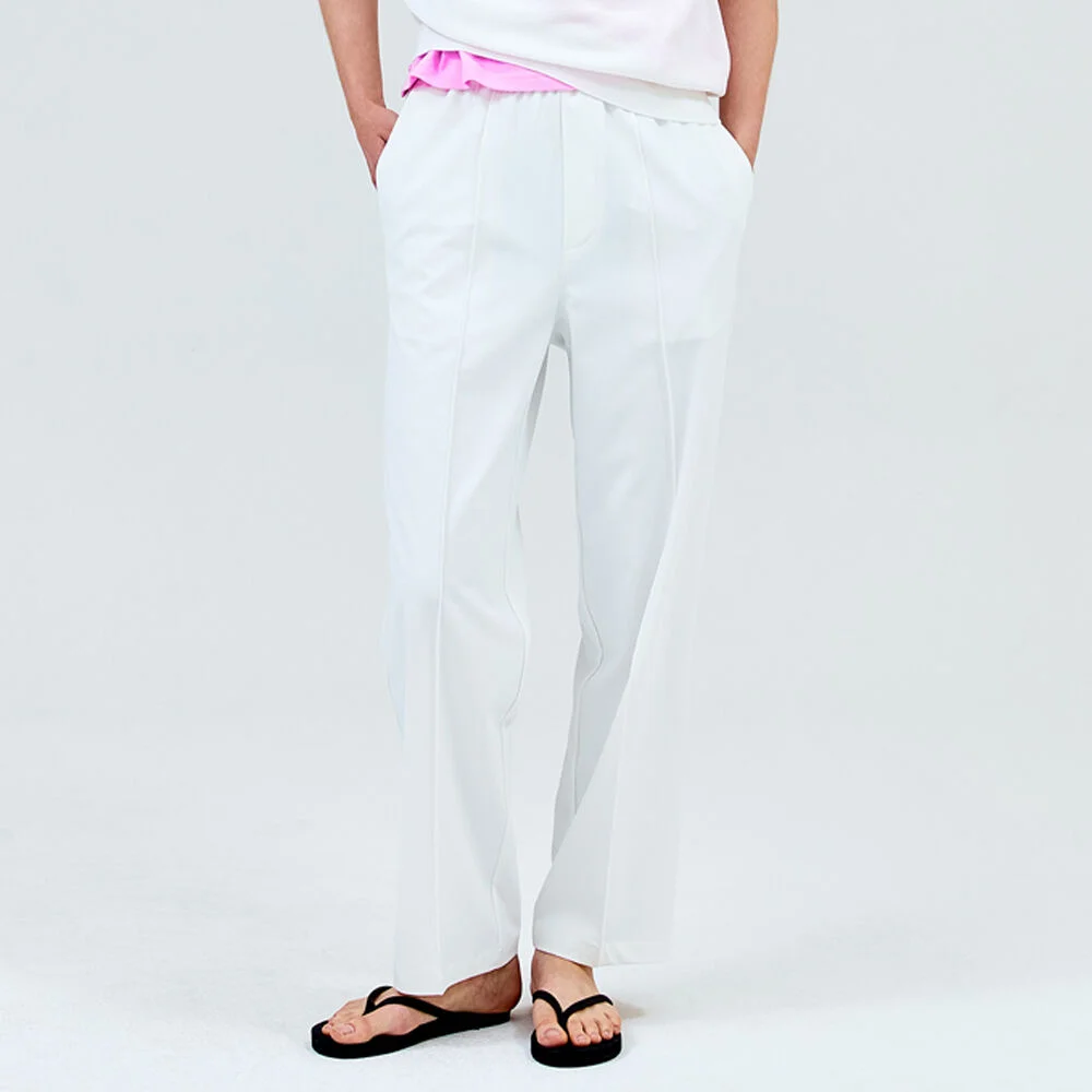 Wide Fit Pants (White)