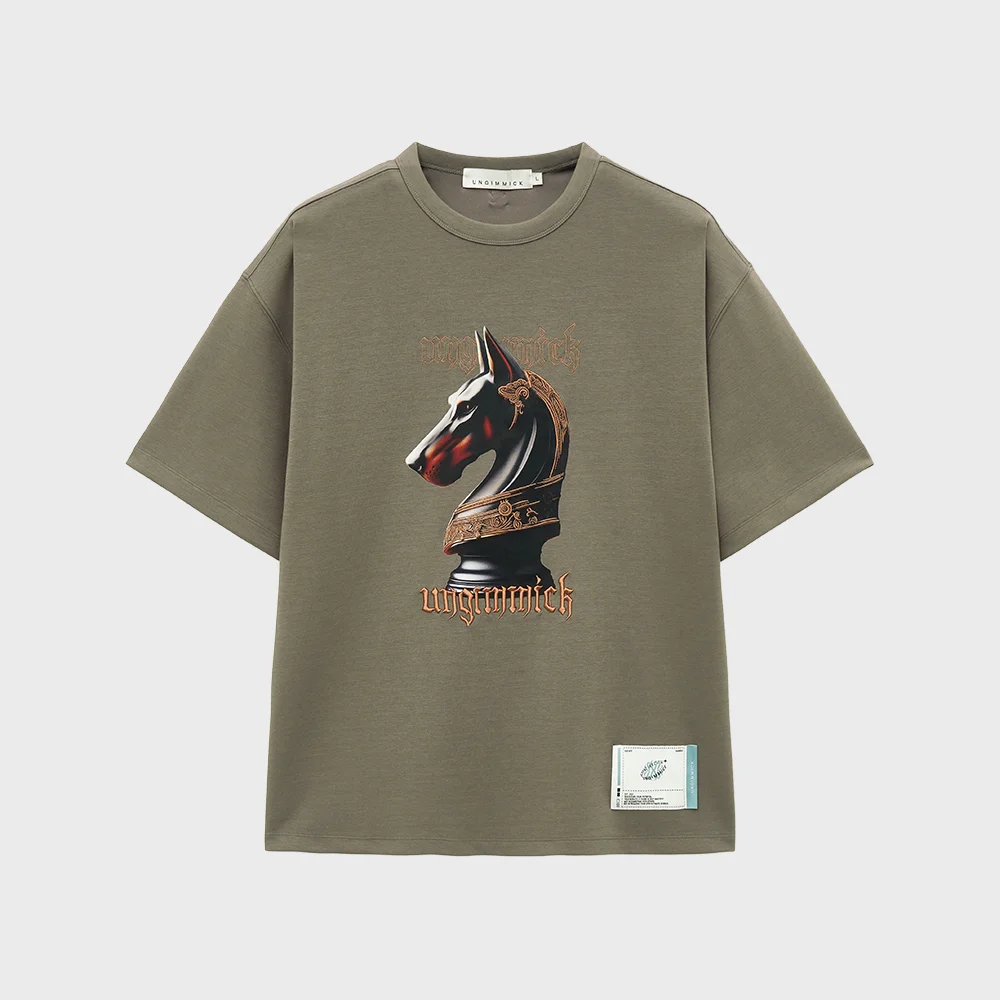 DOBERMAN KNIGHT T-SHIRT (GRAY)