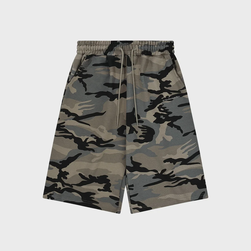 Camo Bermuda shorts Gray