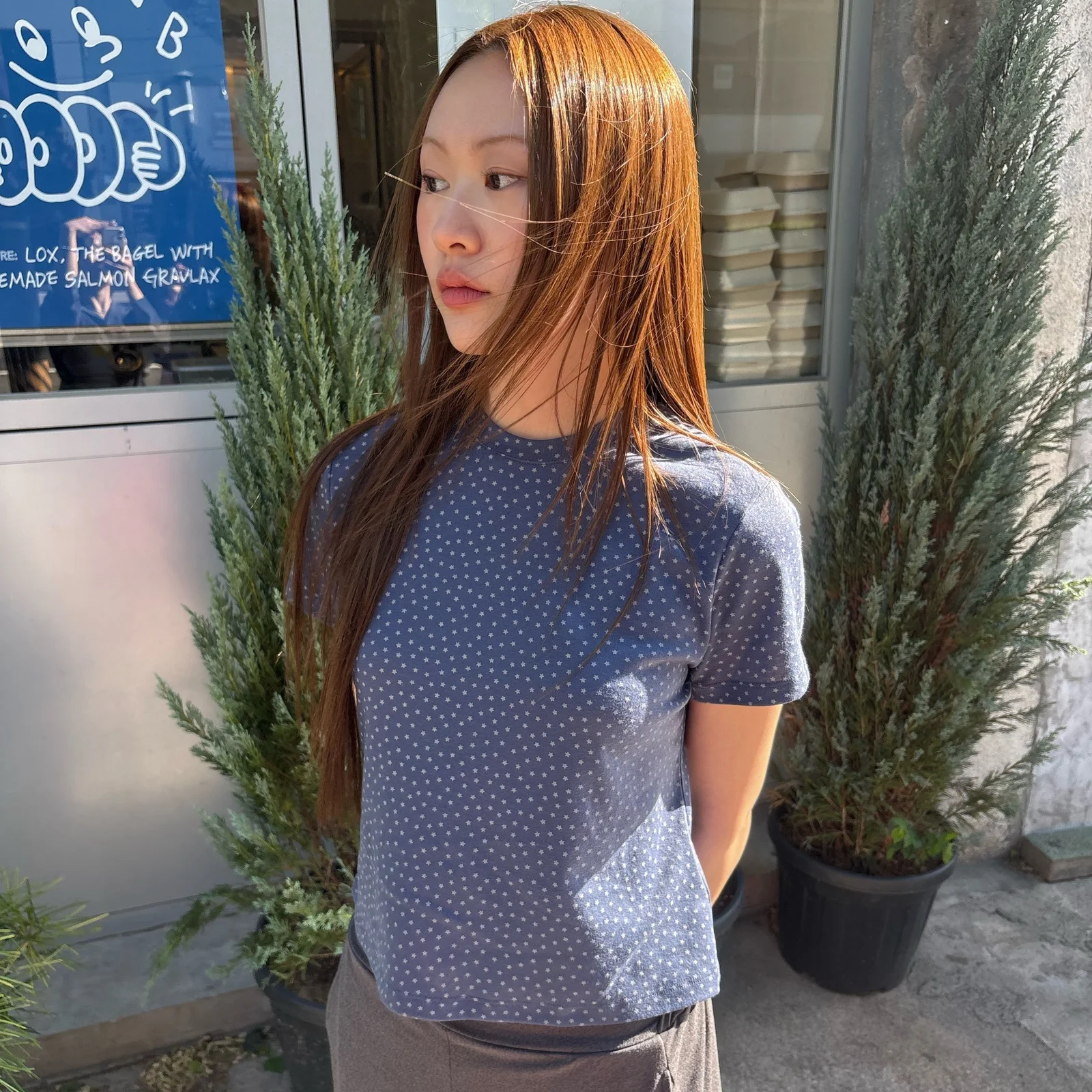 90S TOP / BLUE STAR