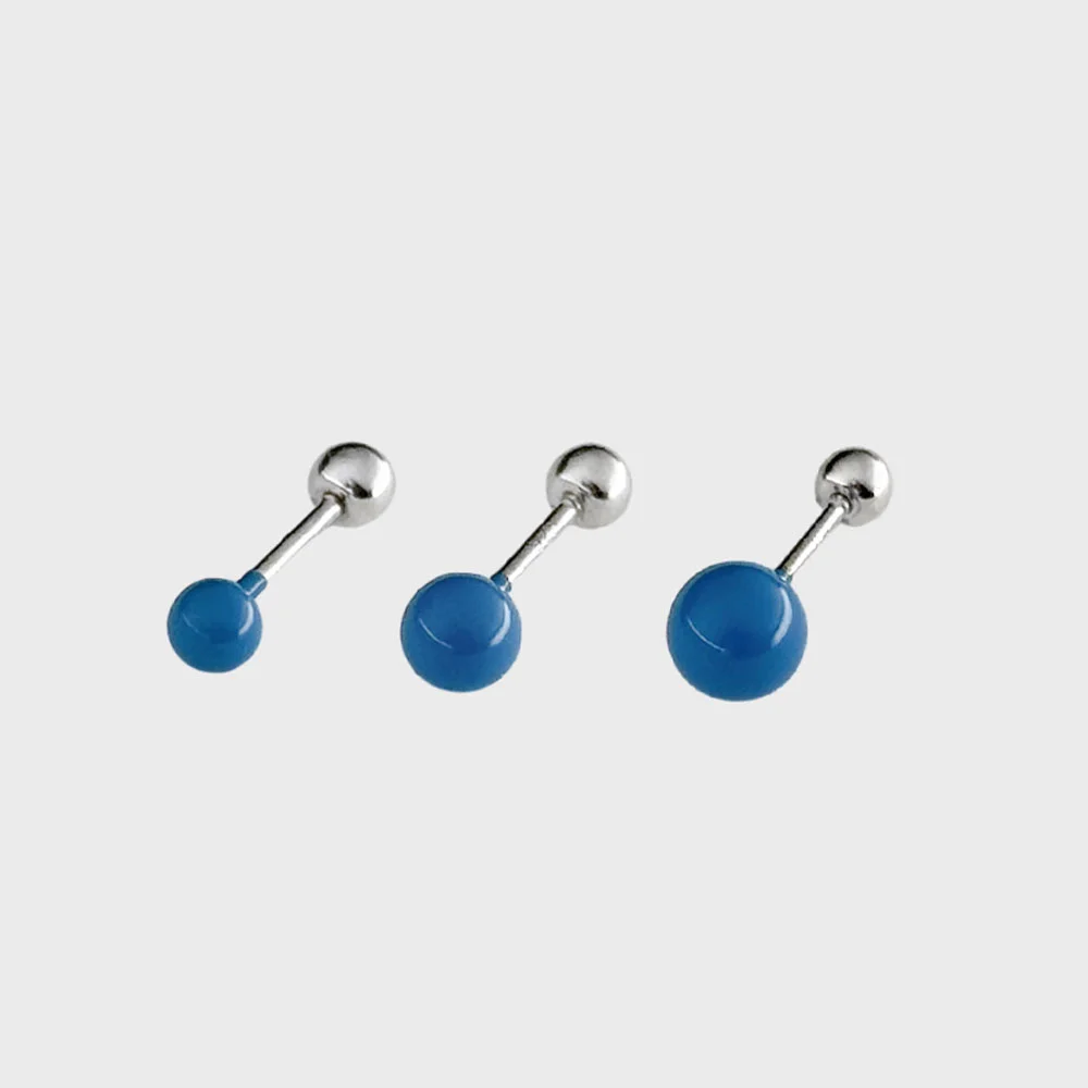 3, 4, 5mm Ball piercing (Blue)