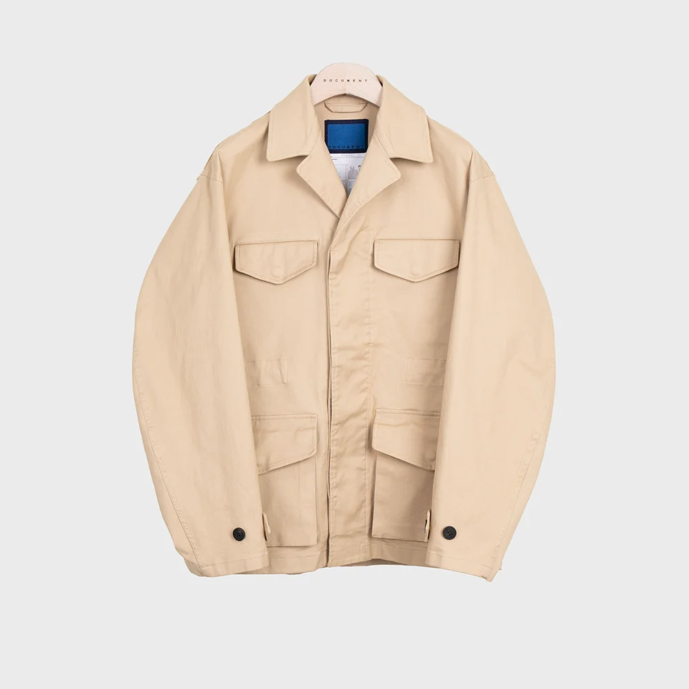 HEAVY REVERSE SATIN FIELD JACKET