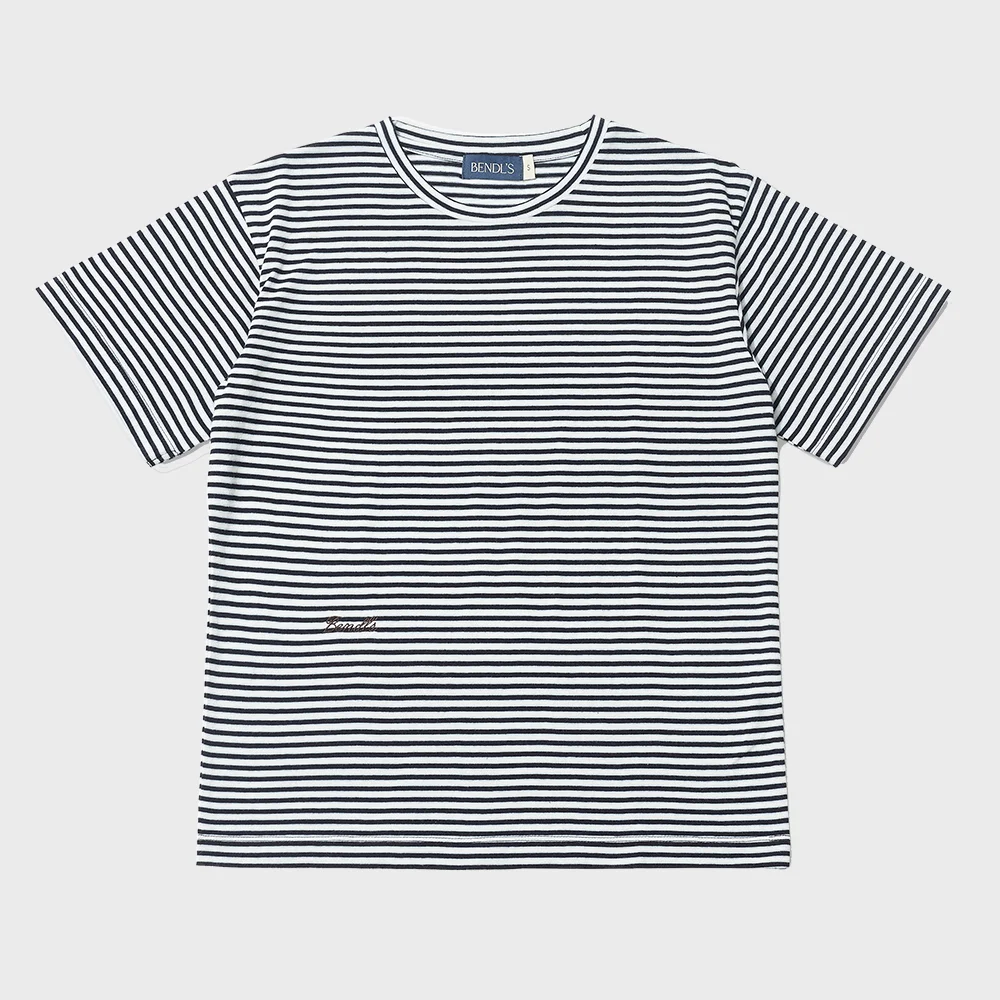 ANN T-SHIRTS -NAVY STRIPE