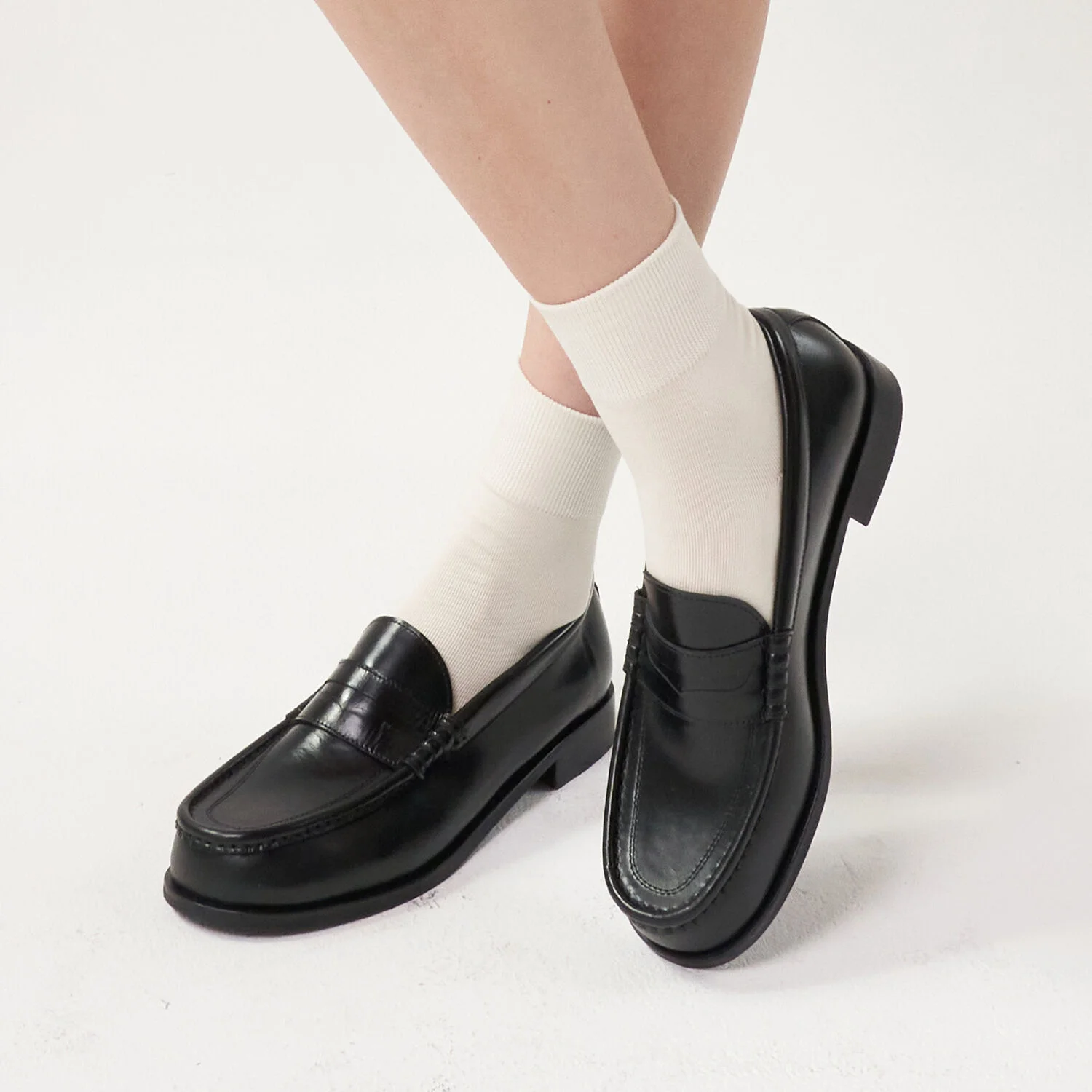 Amber Loafers Leather Black