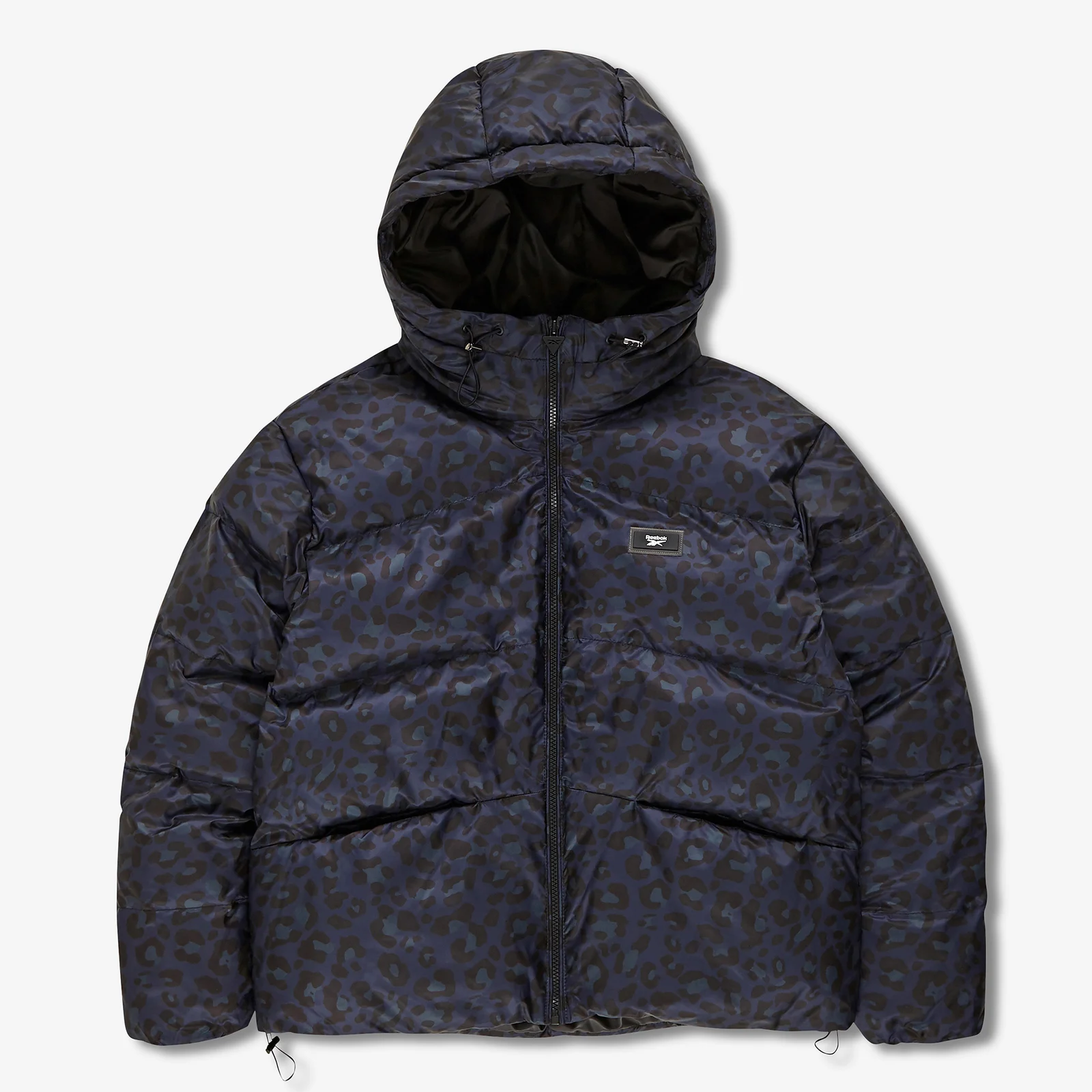小 布章 連帽衫 短 Puffer(W) - 豹紋
