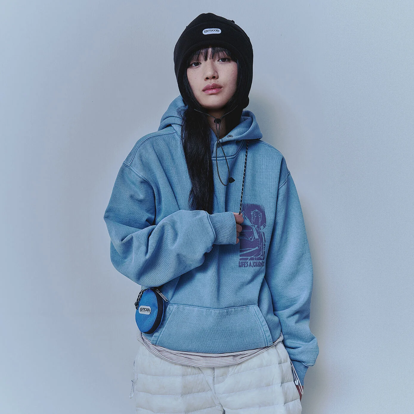 LIFE IS A JOURNEY HOODIE (BLUE)