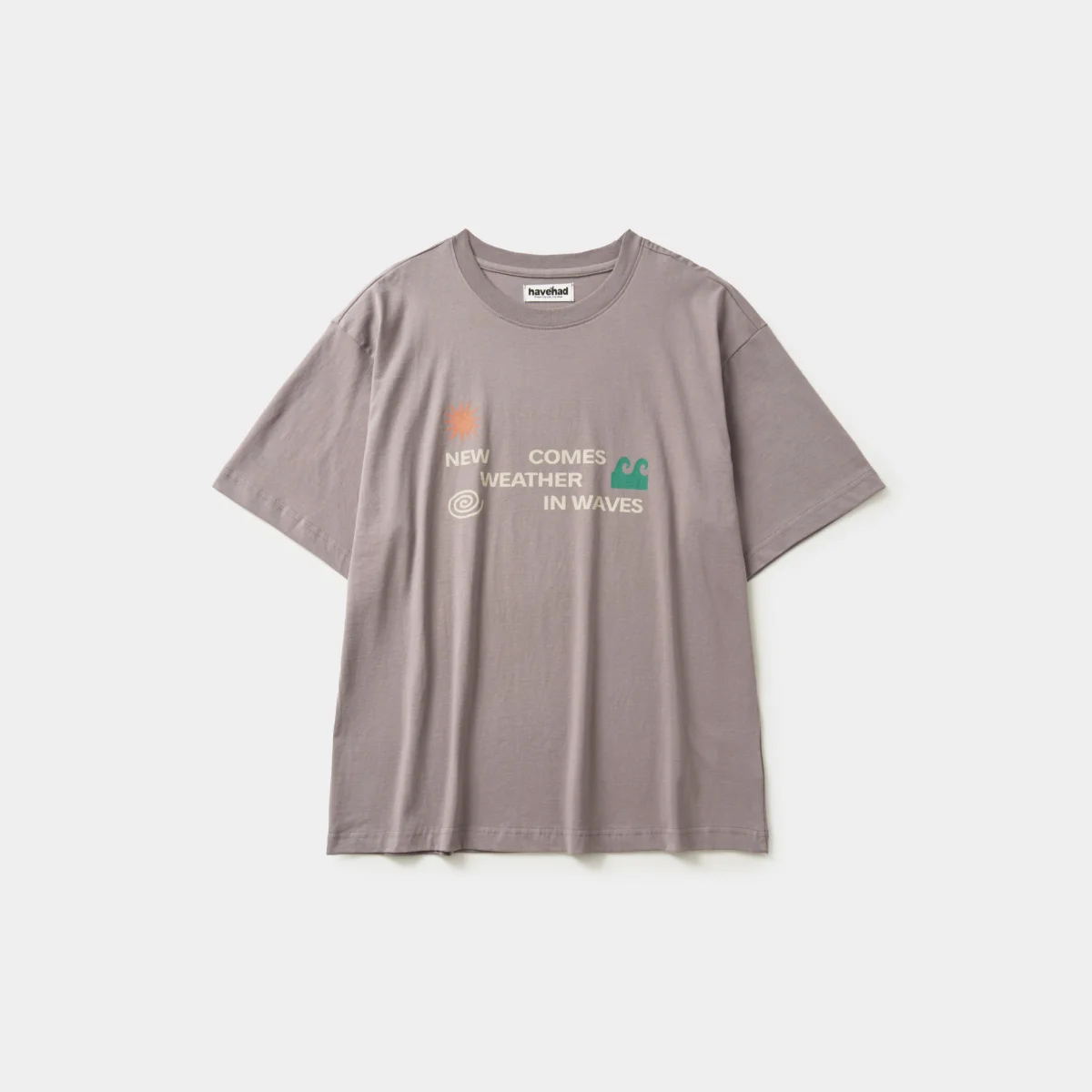 Weather in Waves Tee (Smoky Beige)
