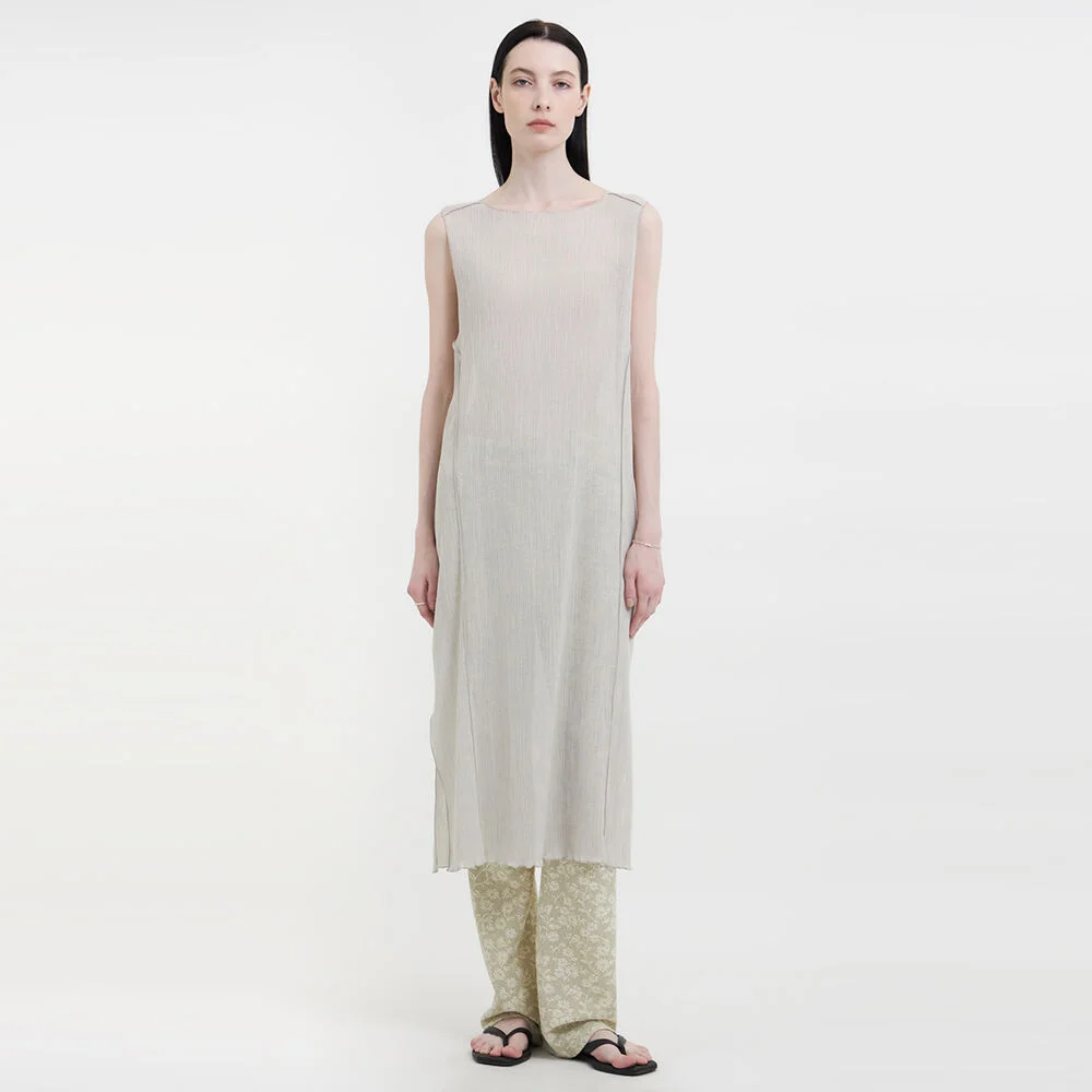 Jersey Dress - Light Grey