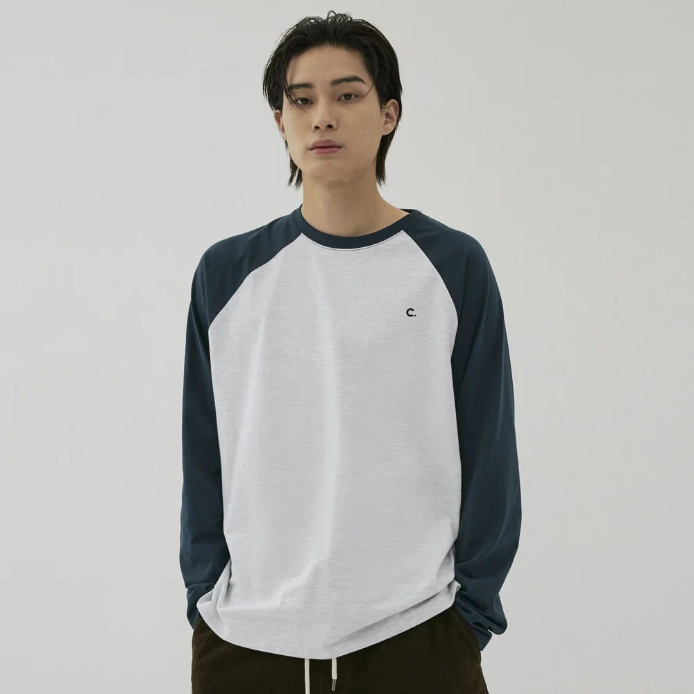 Raglan T-Shirt_Men (Light Grey)