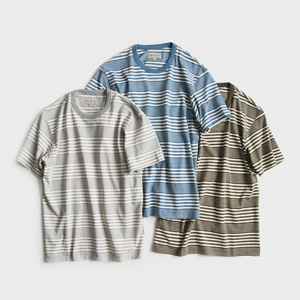 09 MULTI STRIPED T-SHIRT (3 color)
