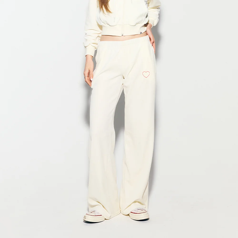 GURLS BASIC TERRY PANTS IVORY