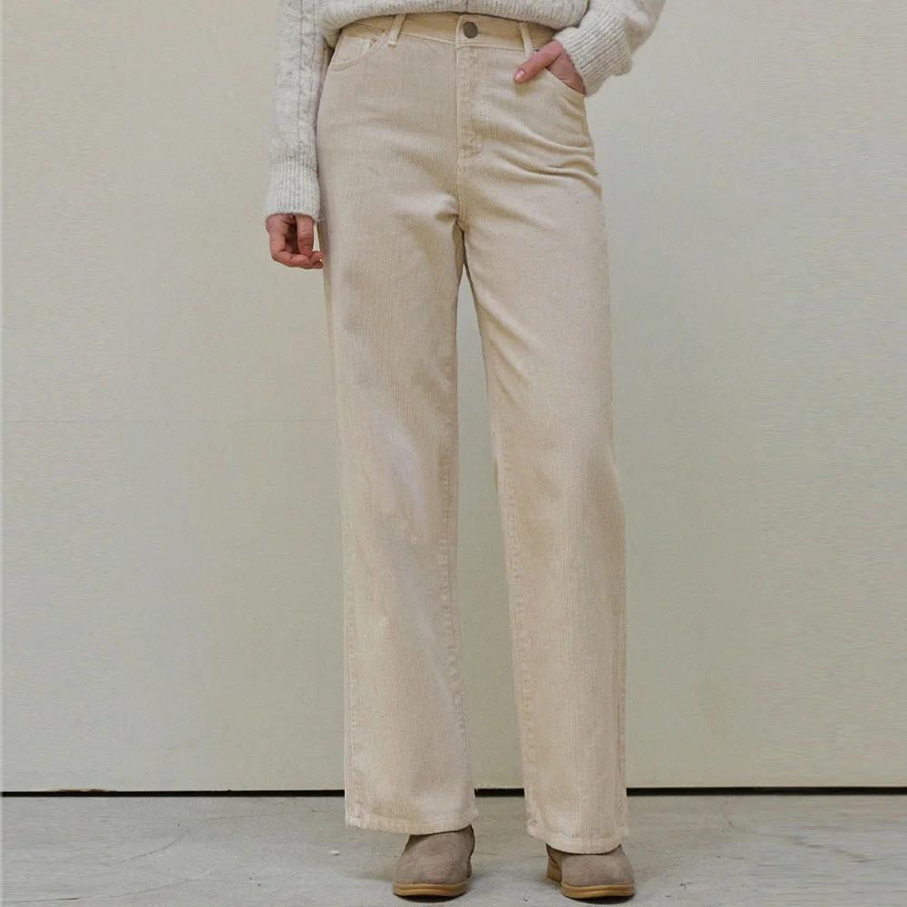 Soft corduroy pants_3 Colors