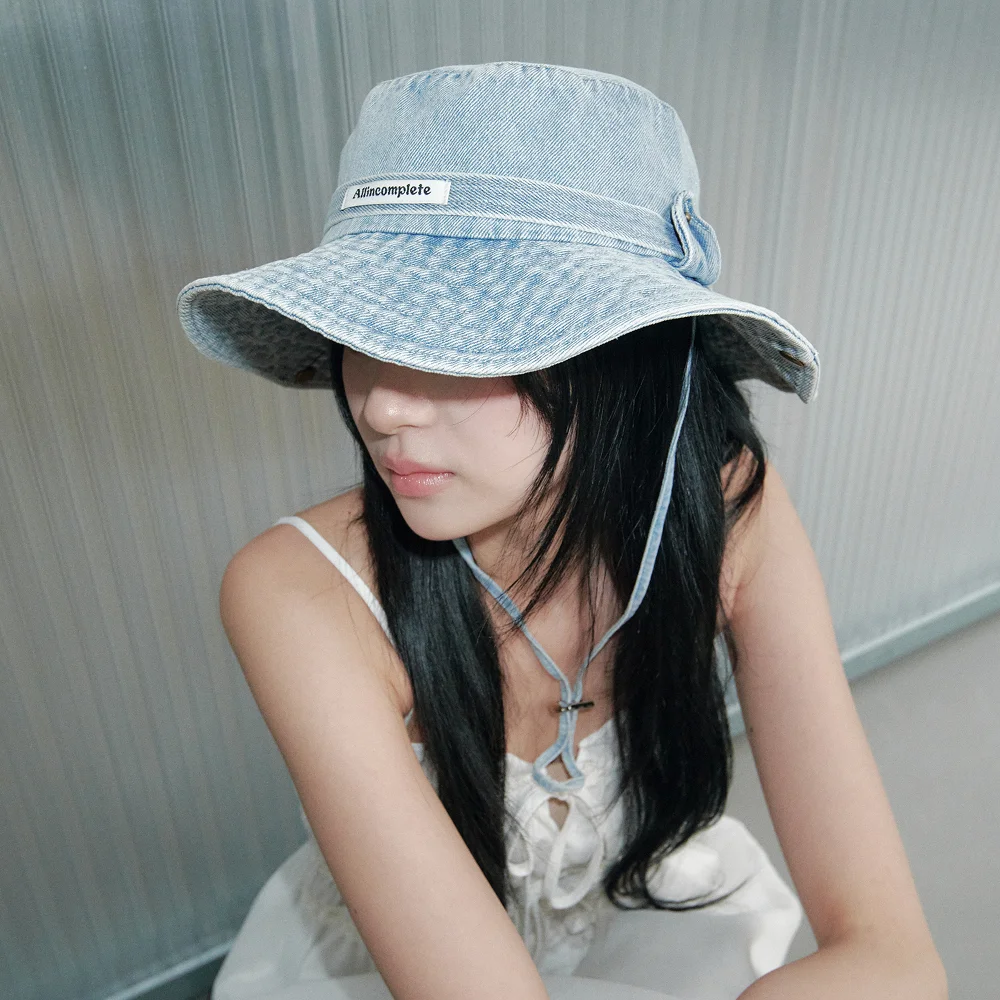 Belt Denim Washed Safari Hat (3 Colors)