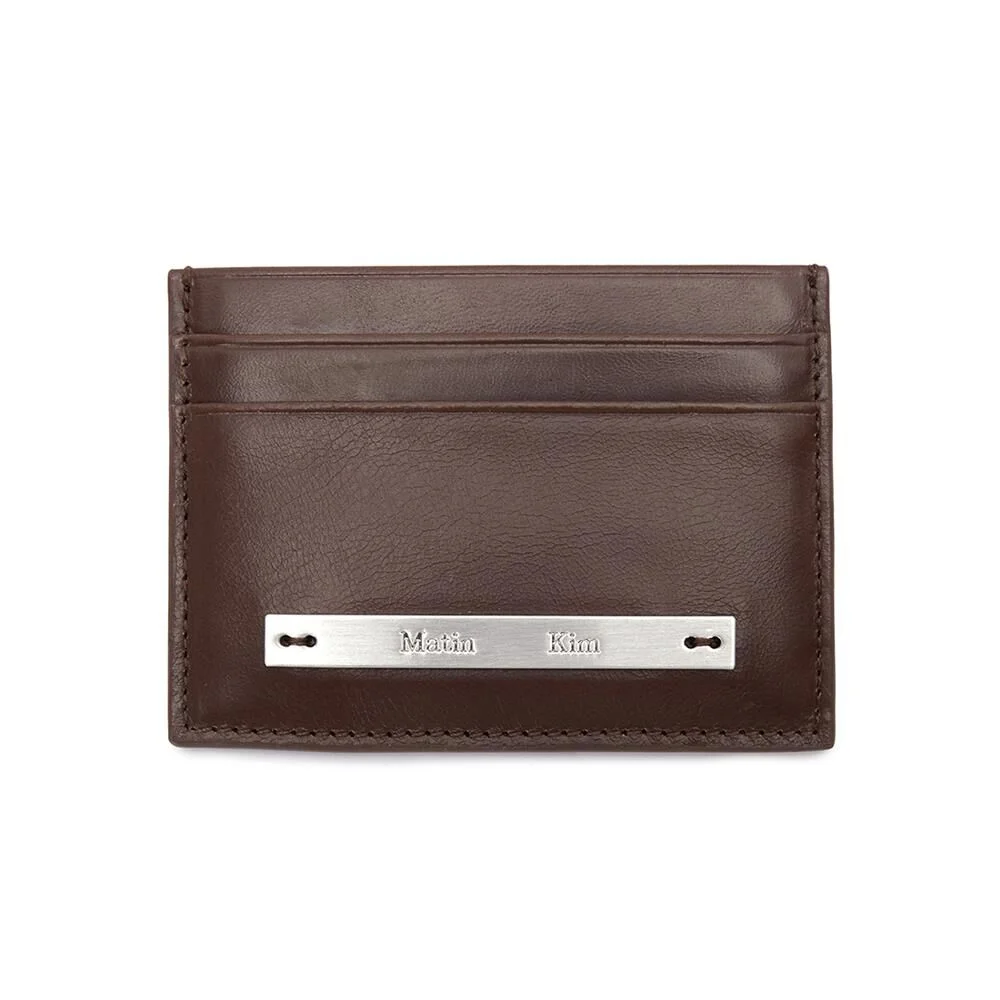 VINTAGE CARD WALLET IN BROWN