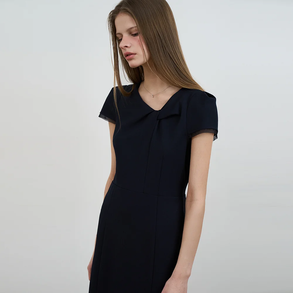 Twist Layered Long Dress
