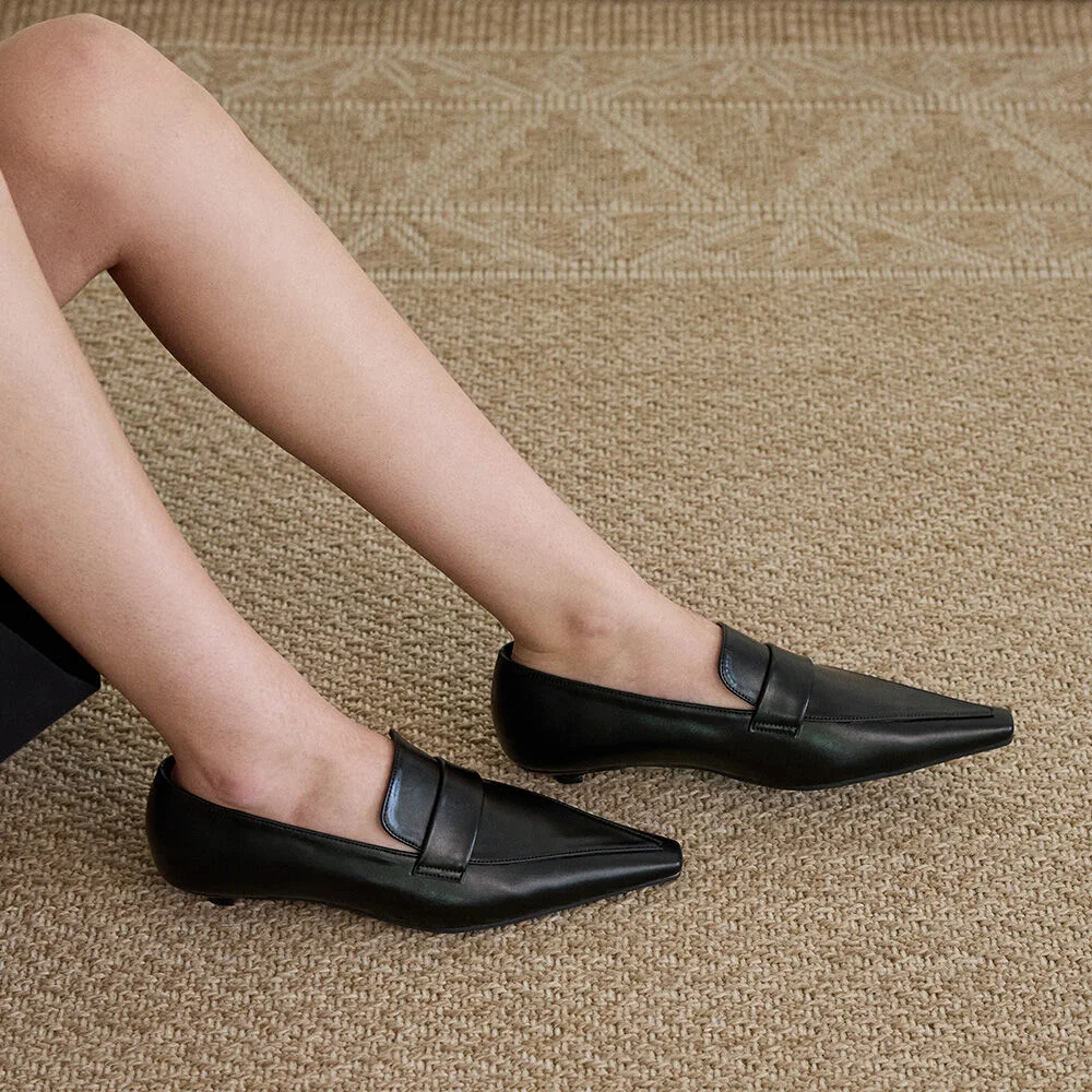 TOTE Slim Square Loafers (2color)