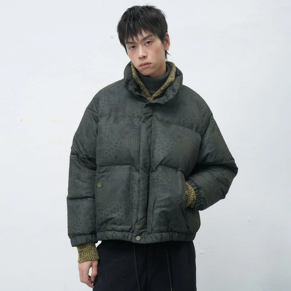 UNISEX Air Mix 佩斯利紋 Puffer / SBE4U07016_M