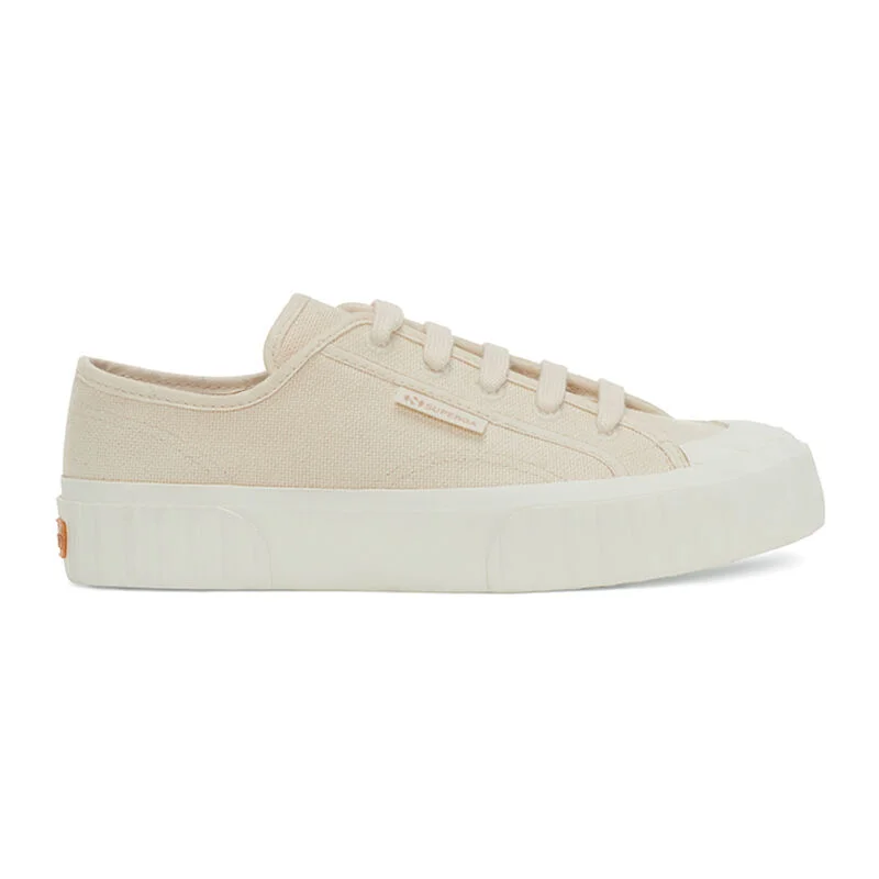 Superga 2630 條紋 有機 米色 S5121LWA8G