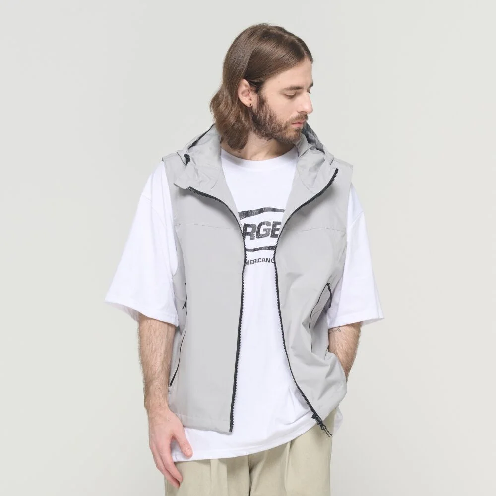 ESSENTIAL COMFORT WINDBREAKER VEST (GRAY)
