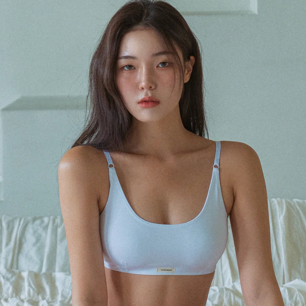 Minimal Garments Solid Cotton Bralette_2colors