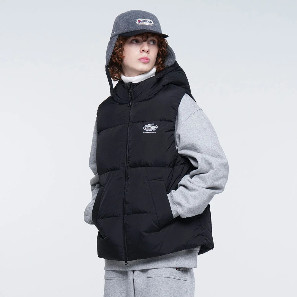 BASIC DOWN VEST (BLACK)