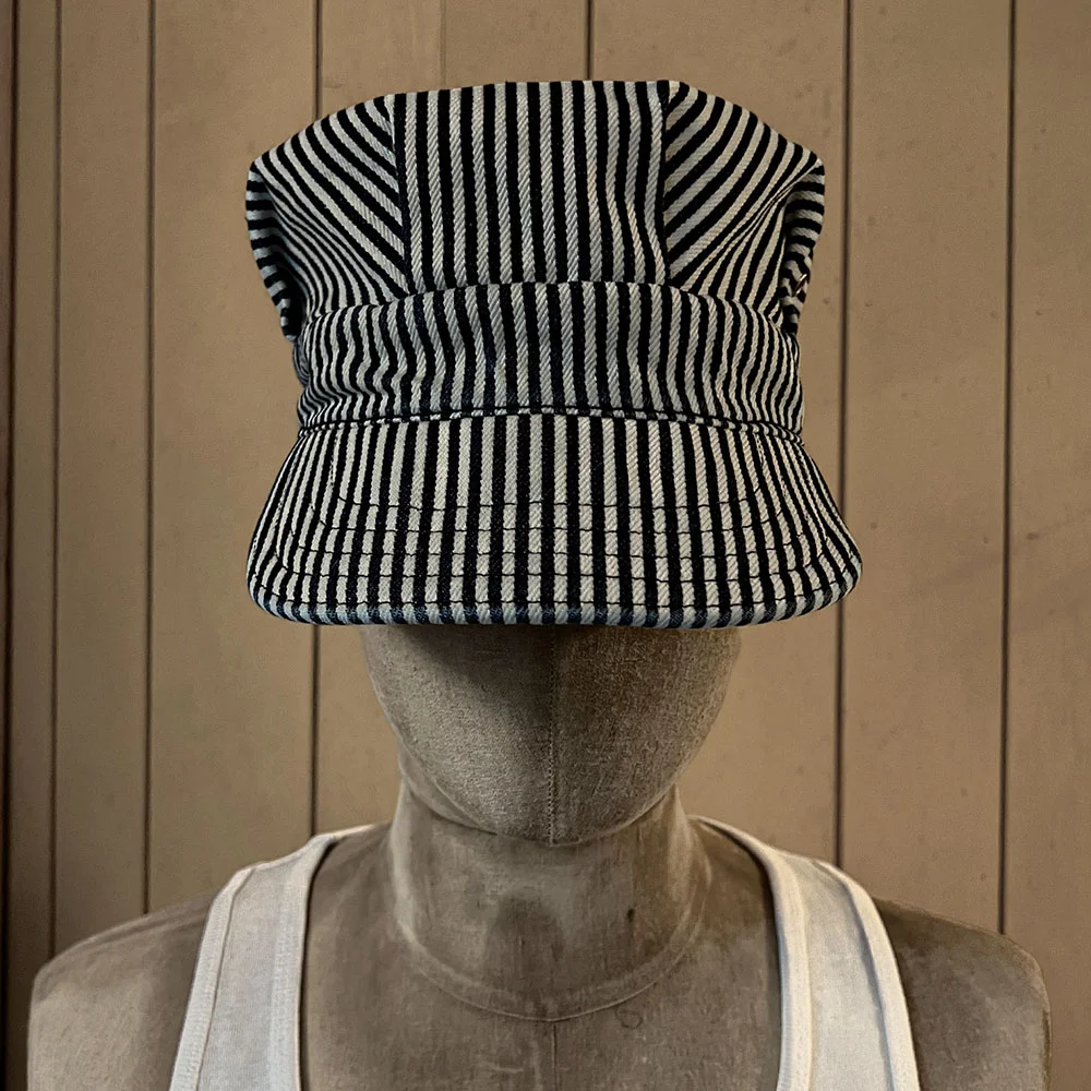 RAILROAD WORK CAP (HICKORY)