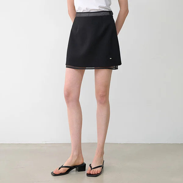 PIA LAYERED MINI SKIRT(SK-5027)_2Colors