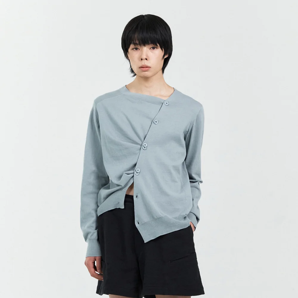 2 WAY CARDIGAN GREYISH GREEN