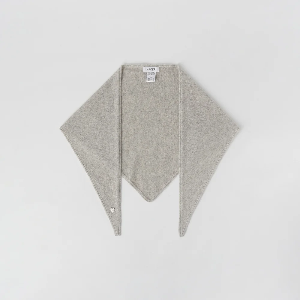Triangle Muffler (Light Grey)