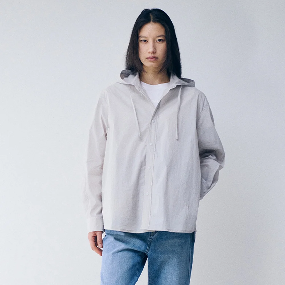 Aeroshell 連帽衫 襯衫 Light Gray