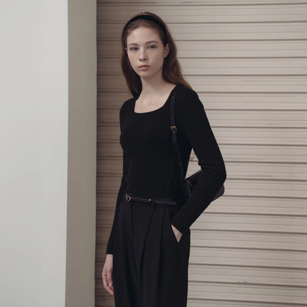 Clip Knit_Black