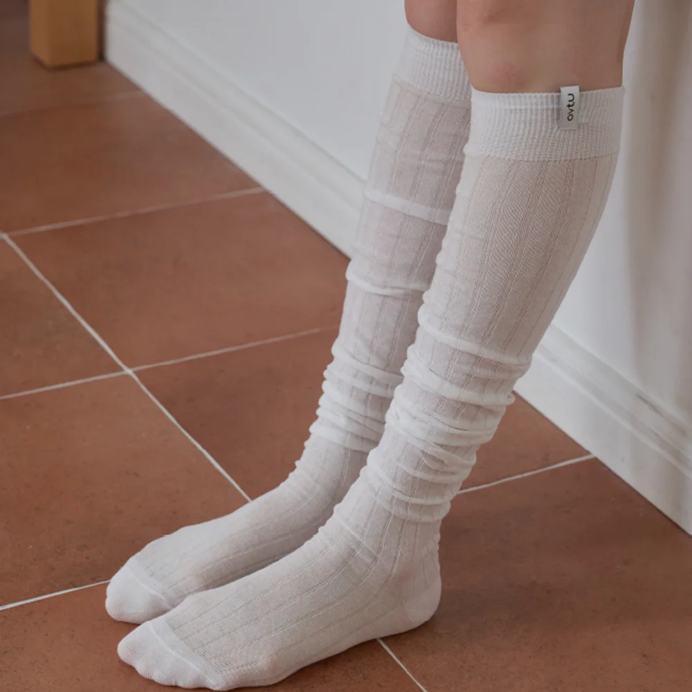 Soft Over High Knee Socks (3color)