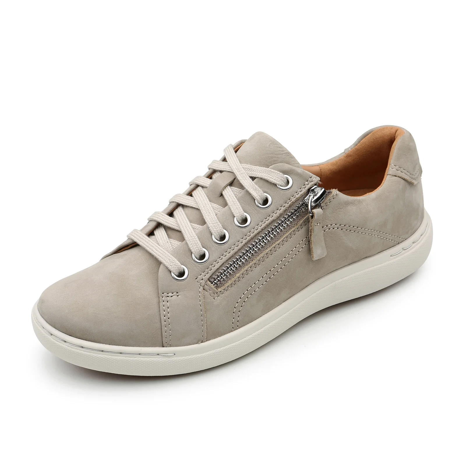 Clarks 女裝 拉鏈 軟墊 休閒鞋 CLAOXC5816WF7