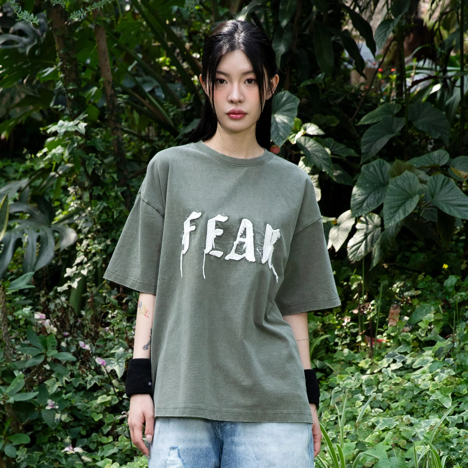 GT112 Pier 復古 短袖 T恤 (OLIVE)