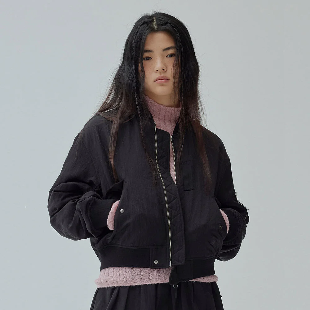 女裝 MA-1 飛行員款 外套 Black