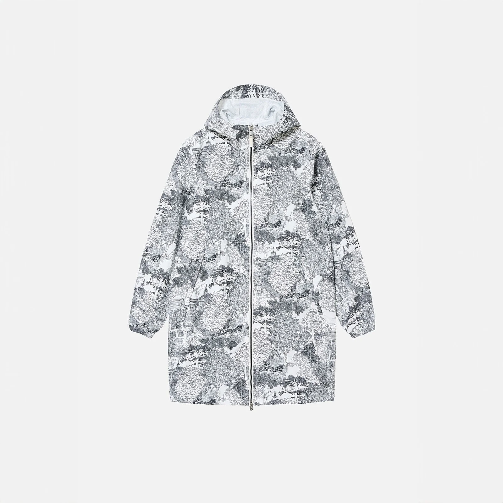 Aigle x MNHN RAINPACK 90: UNISEX 可收納 防水 長款外套 AIW25UOUT003BPR