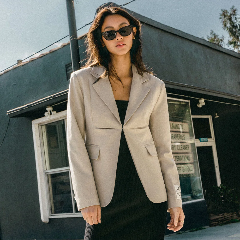 Basic Tuck Jacket (2colors)