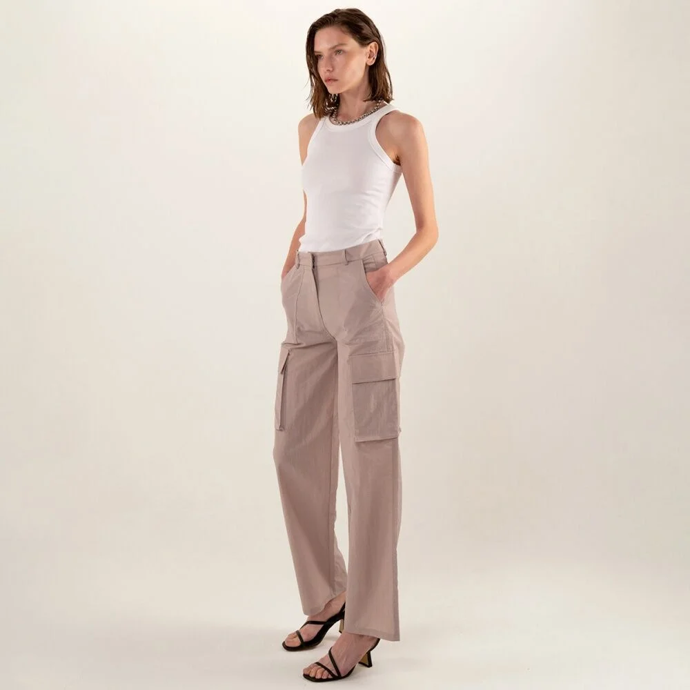 Aero cargo pants (dusty pink)
