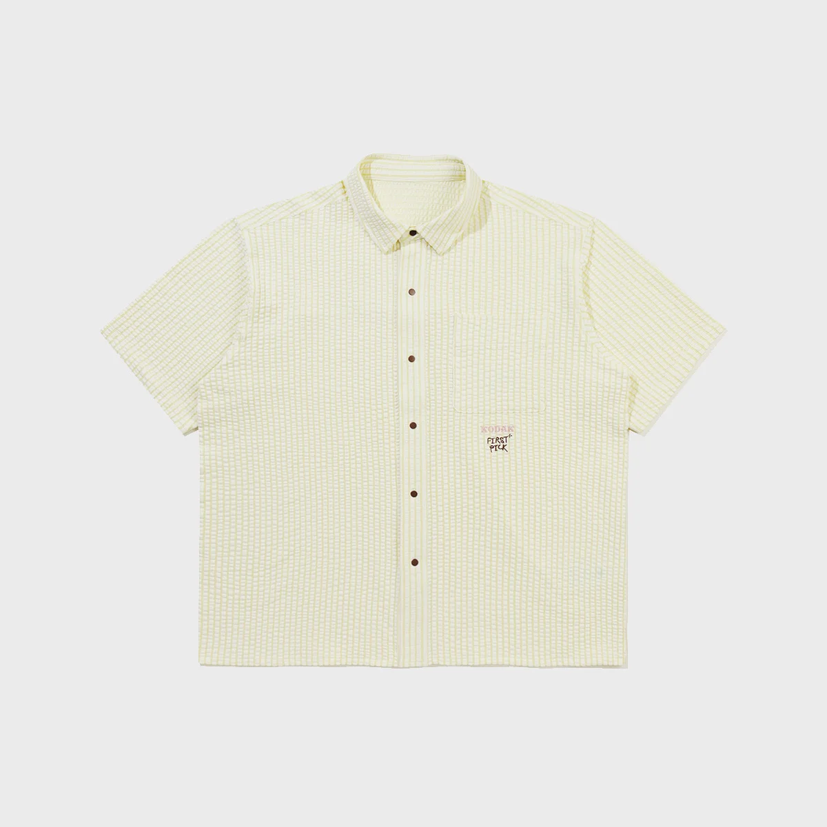 Cine Lounge 泡泡紗 短袖 襯衫 IVORY