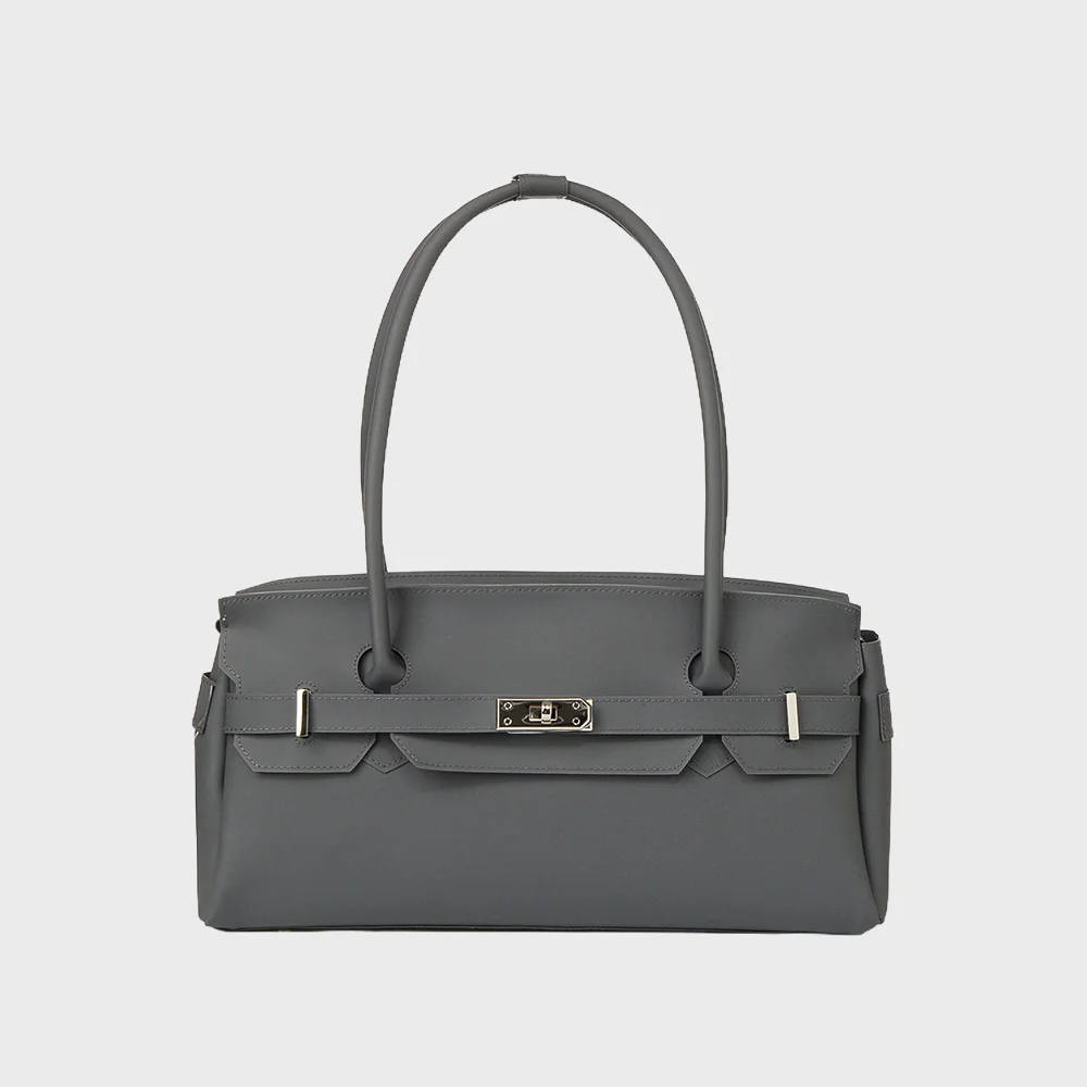 JELLY TWO-WAY BAG IN CHARCOAL